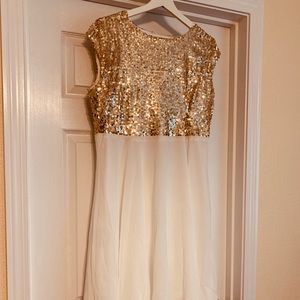 Sequined semi-formal dress